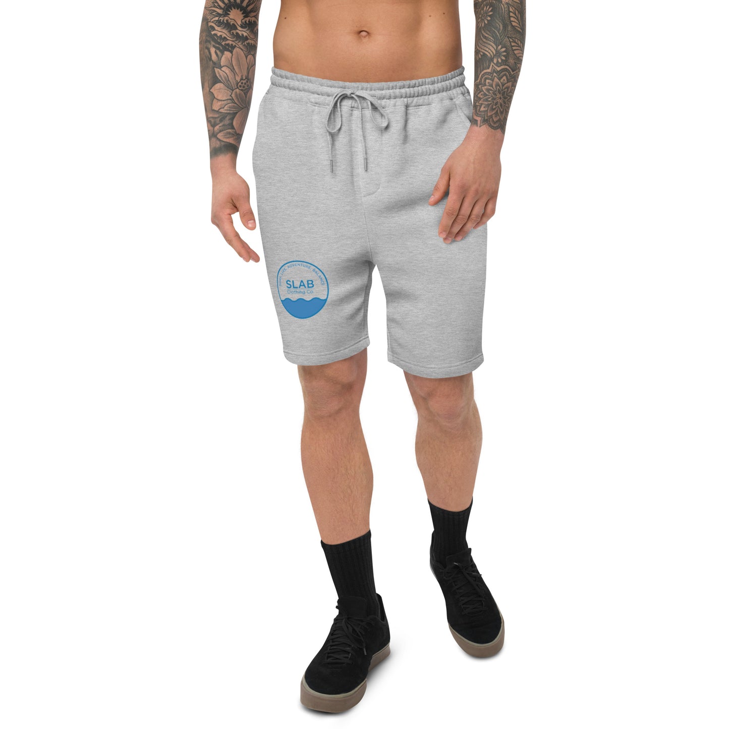 Slab fleece shorts